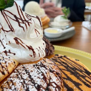 チョコパンケーキ(pancake cafe mahalo 藍住店 （パンケーキカフェ マハロ）)