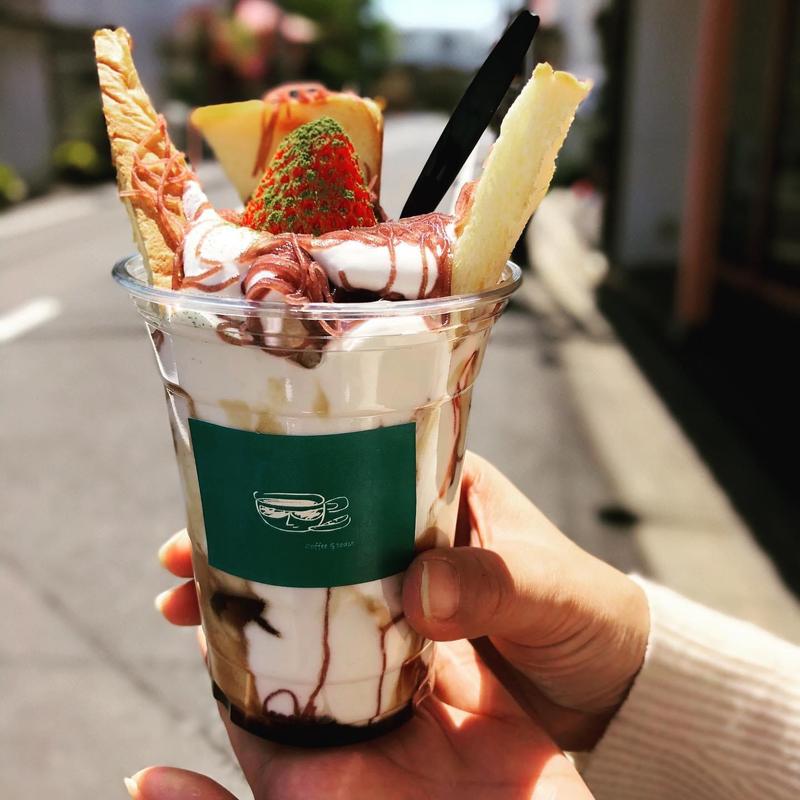 あんこパフェ(コーヒー＆トースト)