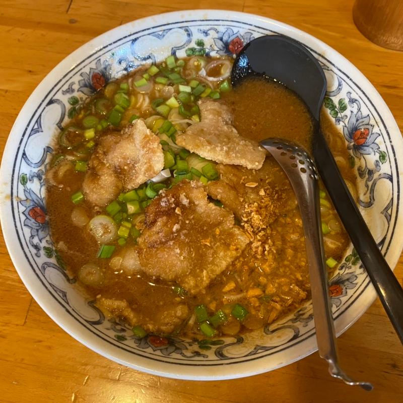 スタミナ豚バラ薬味メン(らーめんいやどうも)