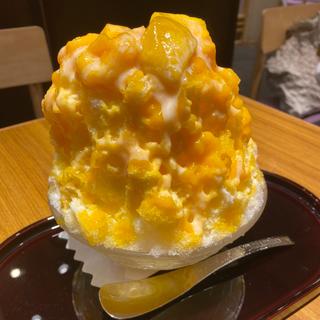 マンゴーミルクかき氷(麻布茶房東京ソラマチ店)