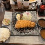 金華豚ロース定食(大阪市 とんかつ一番2deux)