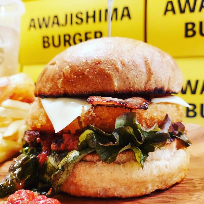 淡路島バーガー(SHIMAUMA BURGER お初天神店)