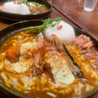 (ジパングカリーカフェ 和風カレー ヒゲ ボウズ)