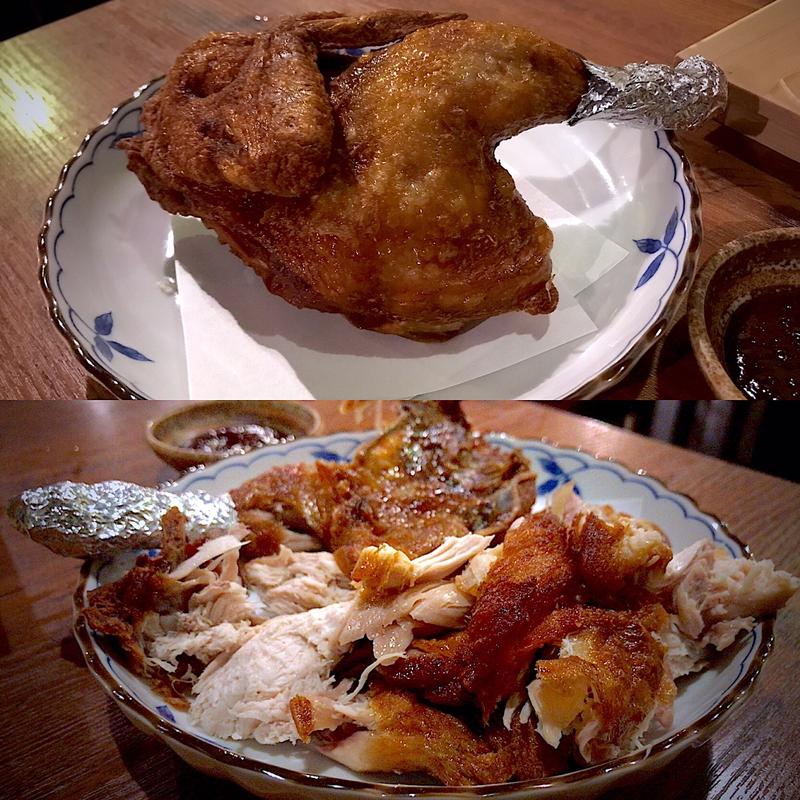 若鶏の半身揚げ(強次朗 （きょうじろう）)