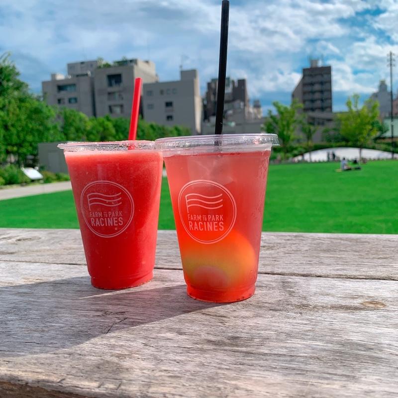 スイカジュース(ラシーヌ ファーム トゥー パーク （Racines FARM to PARK）)