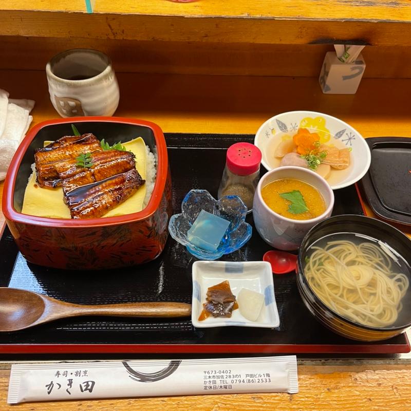 うな丼御膳(かき田寿司割烹)