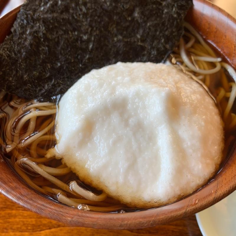 とろろ　(冷かけ)(蕎麦 桶や)