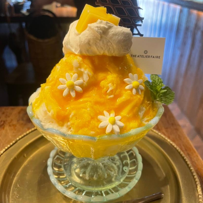 常夏のパッションフルーツ＆マンゴー氷(Doubleサイズ)(THE ATELIER FAIRE -アトリエフェール- 名古屋駅前店)