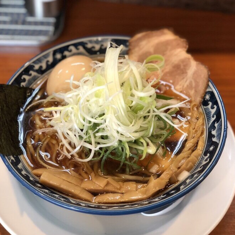 冷やし煮干しラーメン(らーめん 四恩)