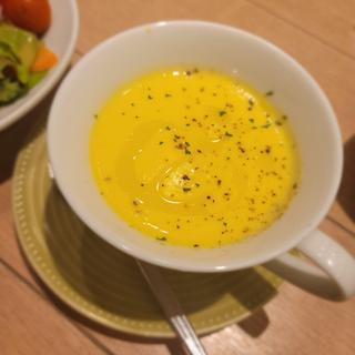 サラダ&コーンスープ(ハタケカフェ （HATAKE CAFE）)