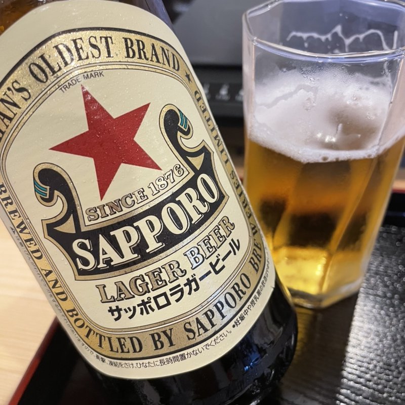 瓶ビール(中瓶)(すき焼きとおばんざいの店 すき)