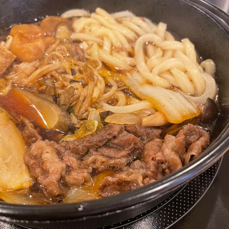 追加　うどん(すき焼きとおばんざいの店 すき)