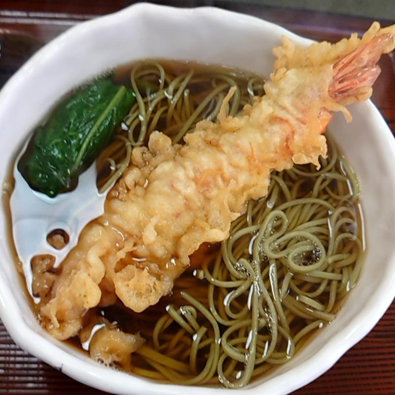 天ぷらそば(そば処 銀座 満留賀)