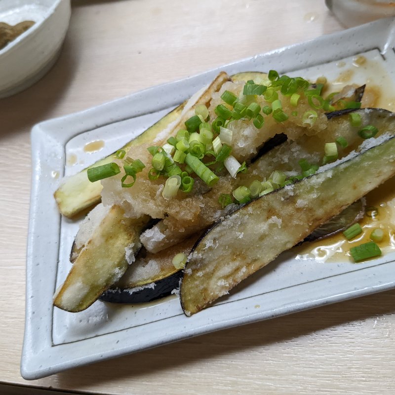 揚げなすおろしぽん酢(鞠屋)