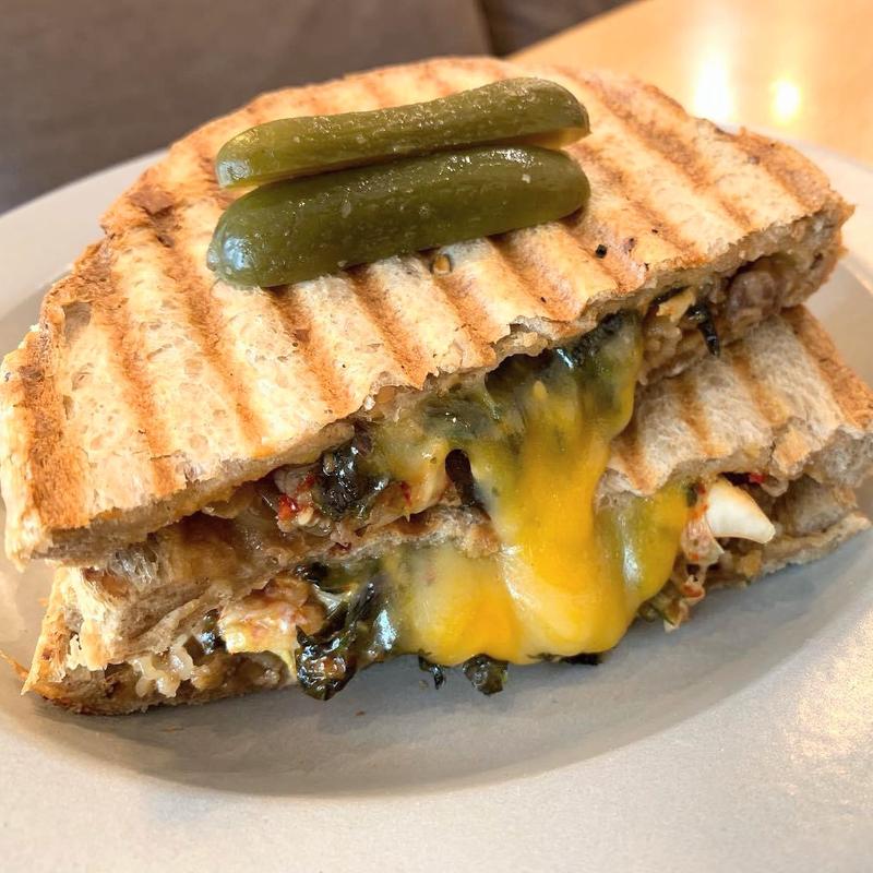 コリアンホットサンド(city  coffee  setagaya)