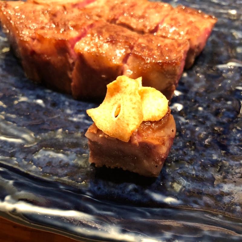 緑水・サーロイン140g(鉄板焼 濠)