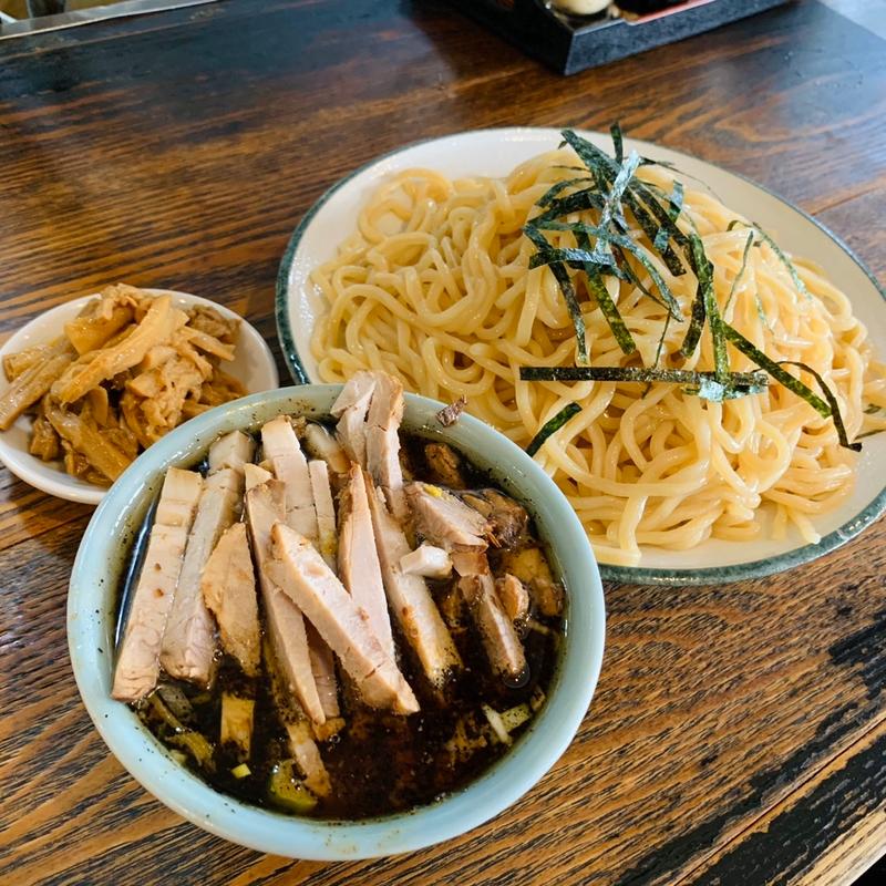 竹の子チャーシューつけそば(丸長中華そば店)