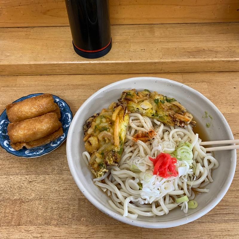 冷やし天ぷらうどん(戸隠 （トガクシ）)