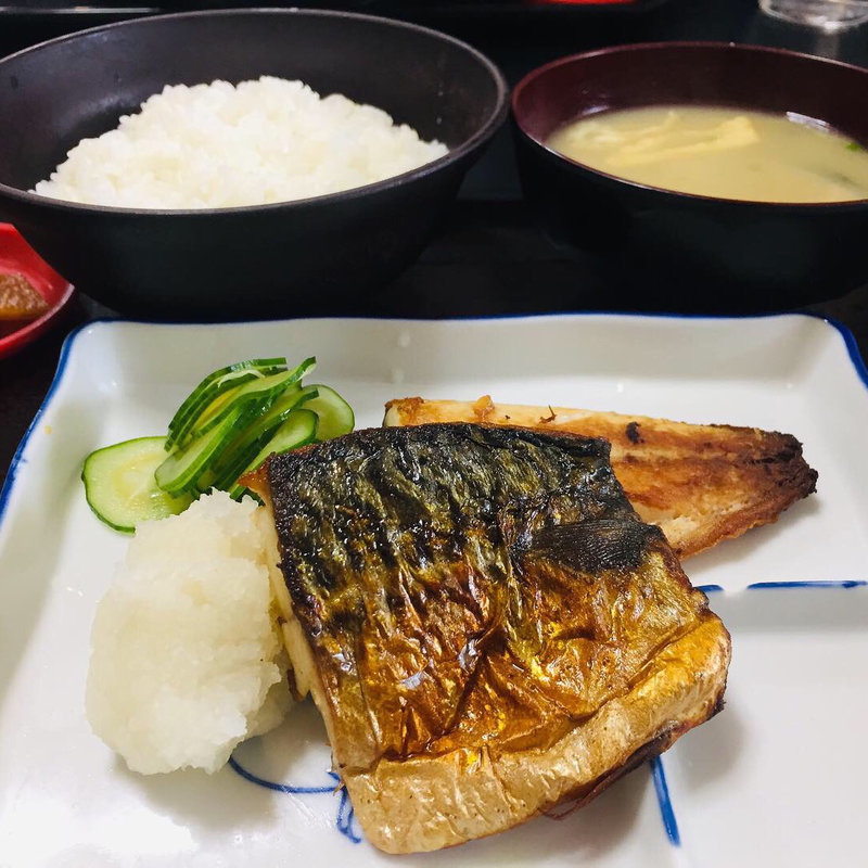 焼き鯖定食(うしお食堂)