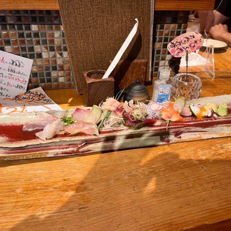 刺身盛り合わせ(とびこ)