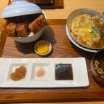 厚切りロースカツ丼(茶美豚300g)(活旬　大桝)