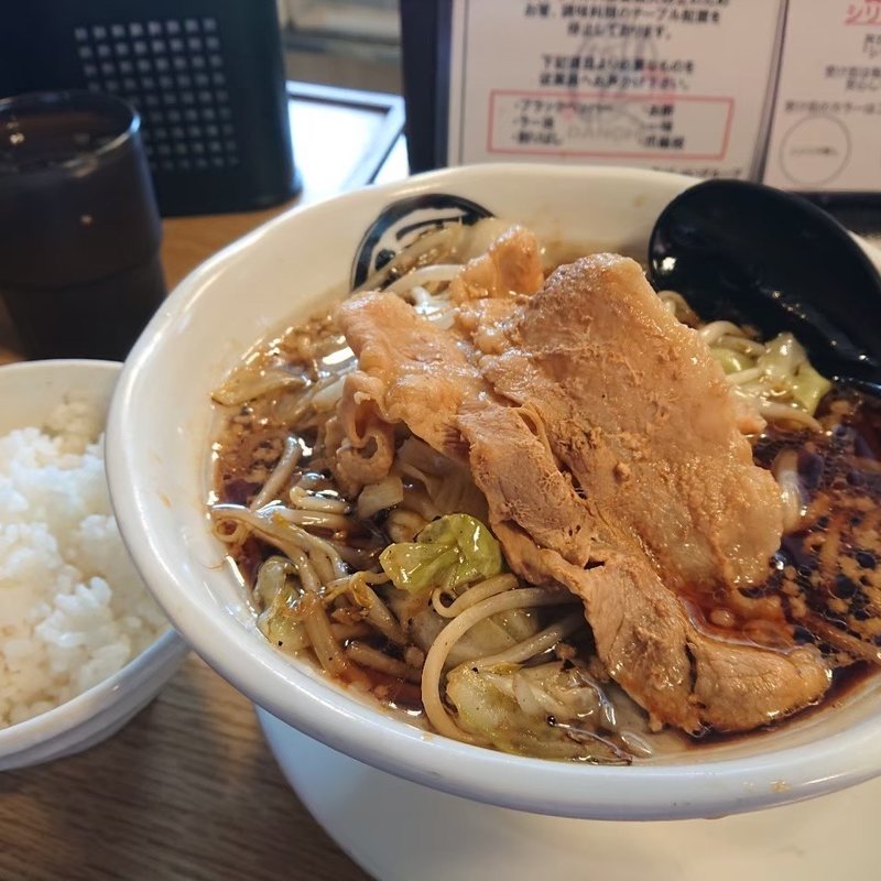 男の根性黒醤油(麺屋団長)