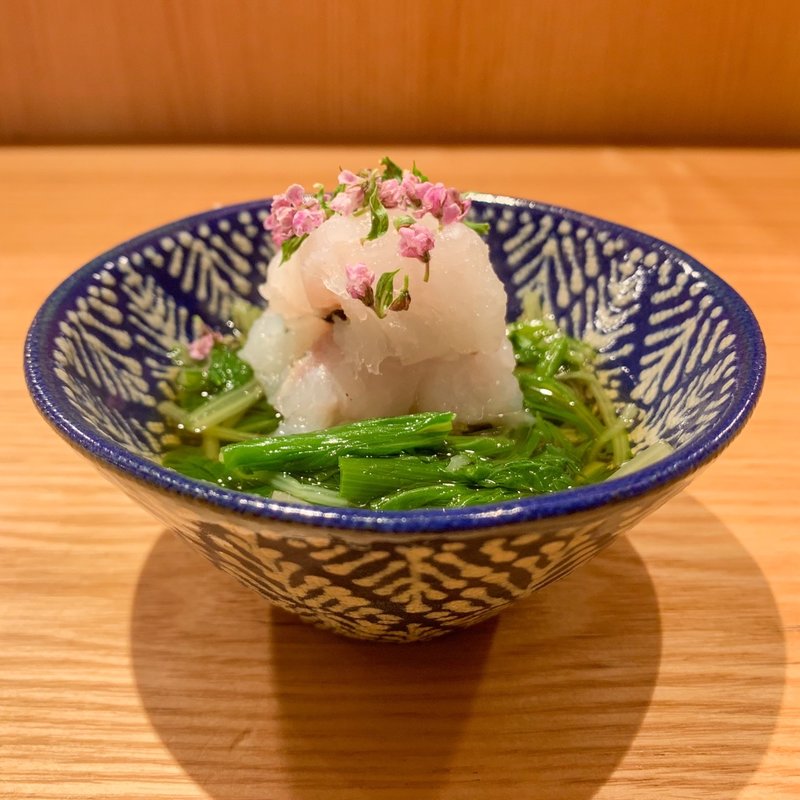 鱧のおひたし(虎ノ門 とだか)