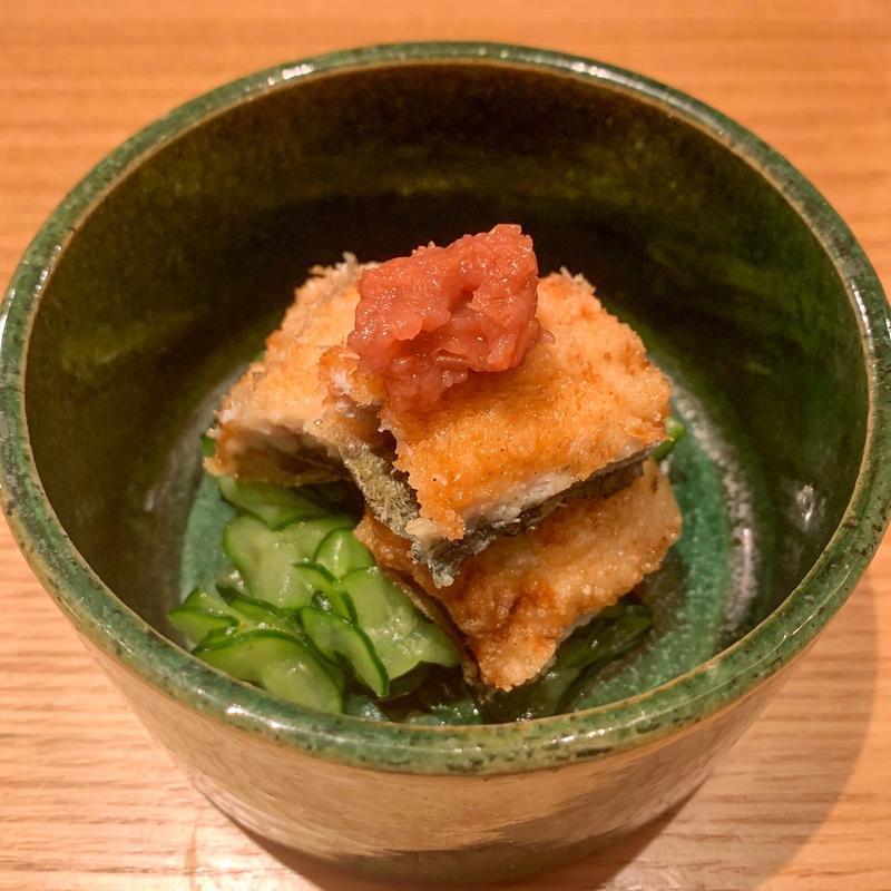 鰻の唐揚げ(虎ノ門 とだか)