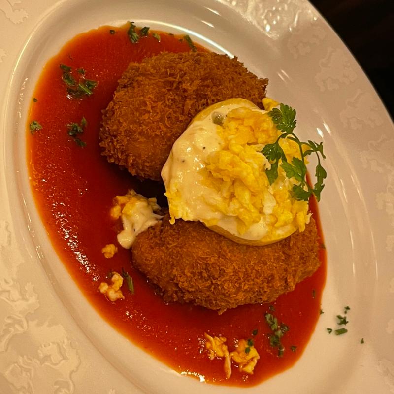 かにクリームコロッケ(ライオン 新宿店 )