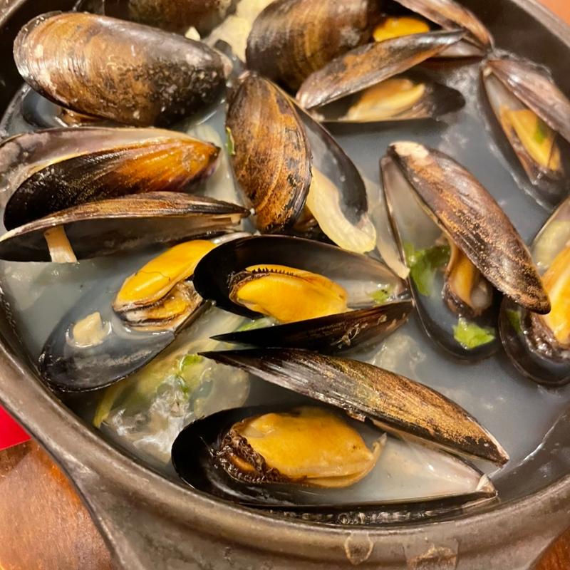 ムール貝のワイン蒸し(ライオン 新宿店 )