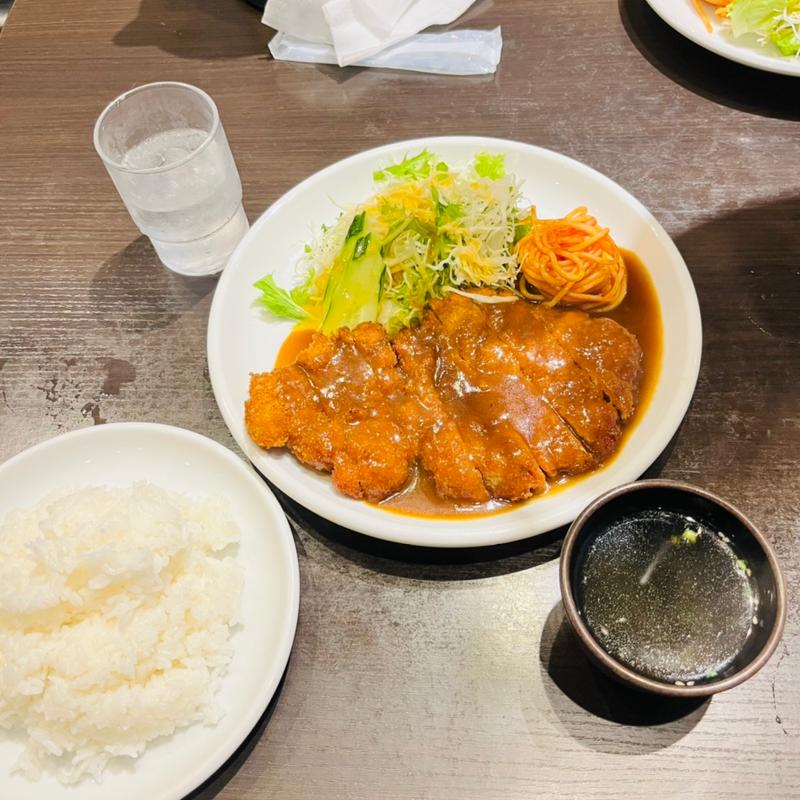 とんかつ定食(くろんぼ屋)