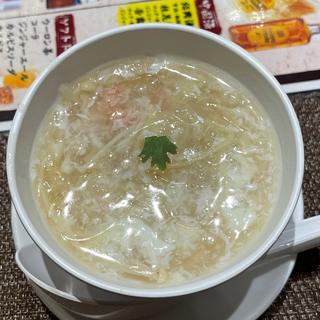 蟹肉入りフカヒレのスープ(本格中華 香港海鮮飲茶樓 梅田ブリーゼブリーゼ店)