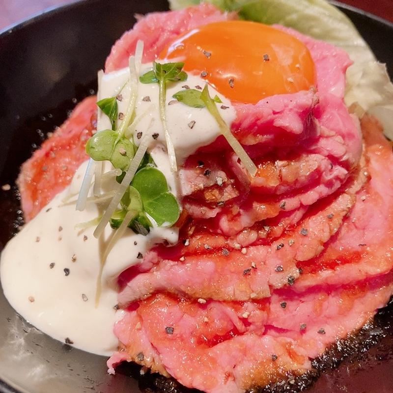 ローストビーフ丼(レッドロック 広島店)