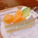 メロンショートケーキ(イタリアン・トマト カフェジュニア 池袋東口店 （ITALIAN TOMATO Cafe Jr.）)