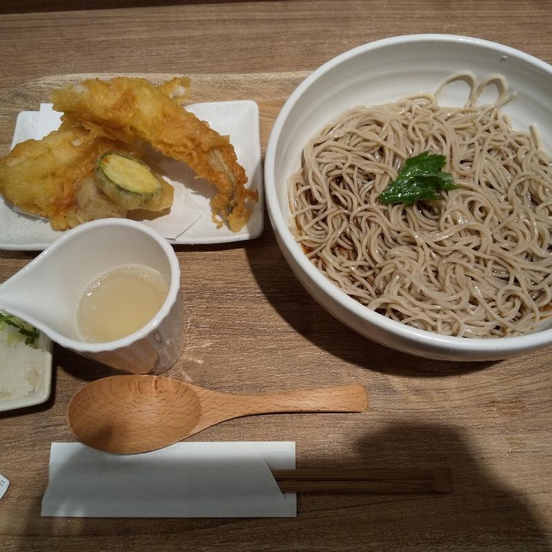 穴子と夏野菜の天ぷら(そは'二◯)