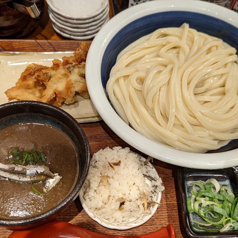 つけ汁うどん(伊吹うどん)