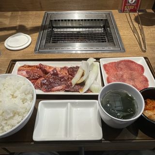  和牛カルビ＆タン＆ハラミセット(200g)(焼肉ライク　名古屋伏見店)