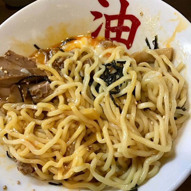 油そば全部のせ(きりん寺 経大前店)