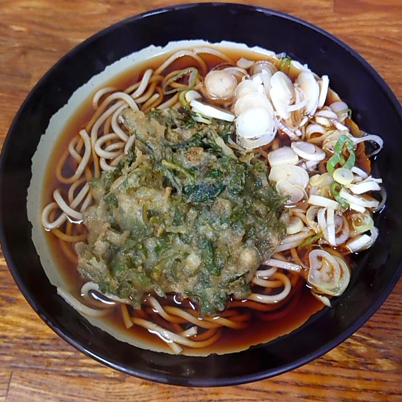 春菊天そば(六文そば 日暮里第2店)