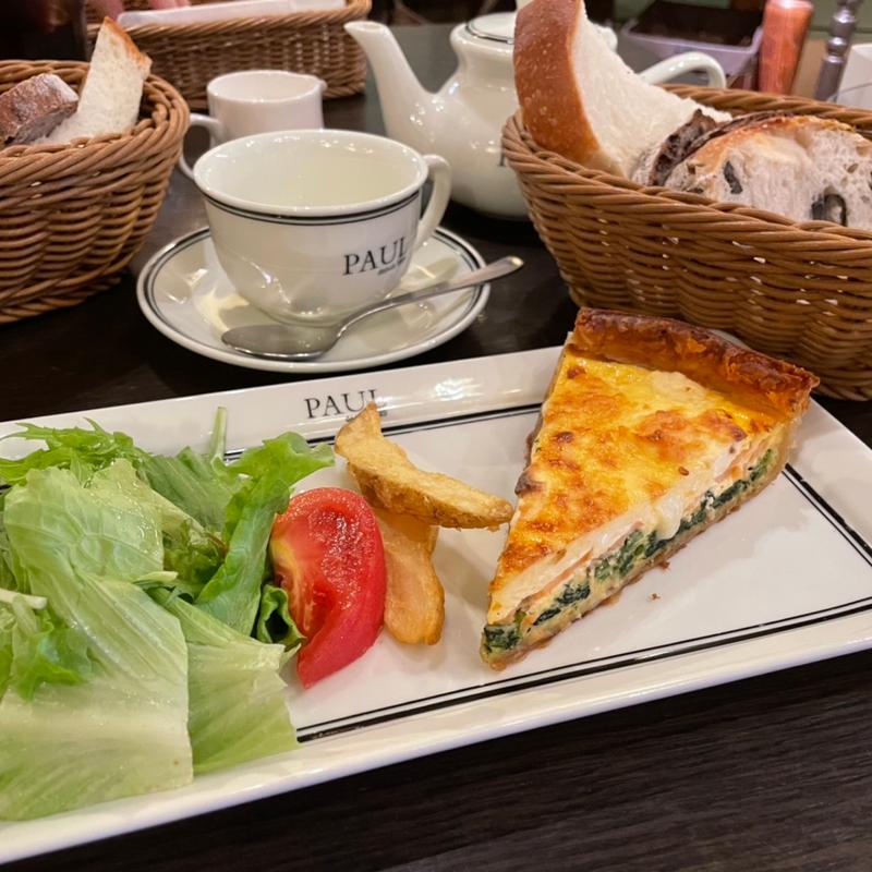 本日のキッシュセット(PAUL　 青葉台店)