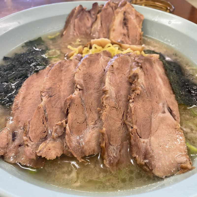 塩チャーシュー中盛りチャーシュー増し(ラーメンショップ 田中店 )