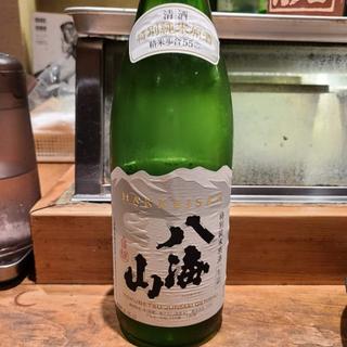 新潟「八海山 特別純米 原酒 生詰」(居酒屋　純ちゃん )