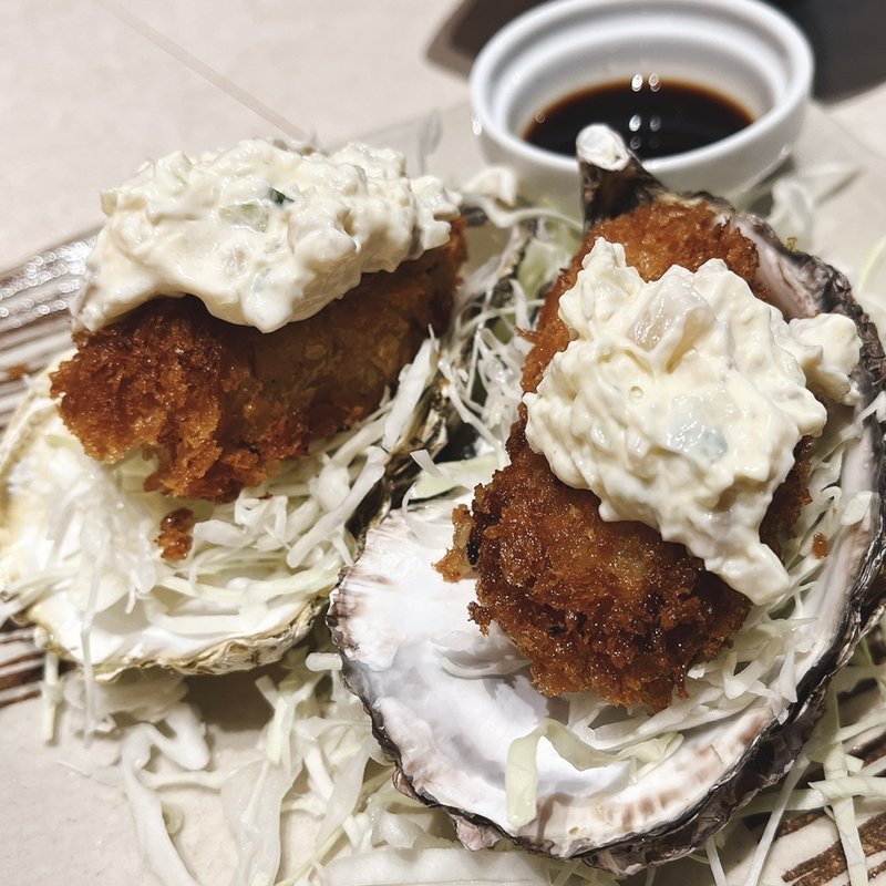 牡蠣フライ2個(ウカ　トウキョウ　オイスターバー)