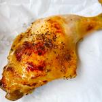 奥三河鶏のもも焼き　しお味