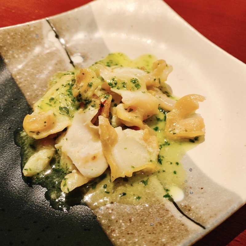 ツブ貝のガーリック炒め(いちか )