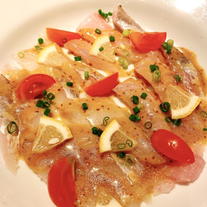 鮮魚のカルパッチョ(いちか )