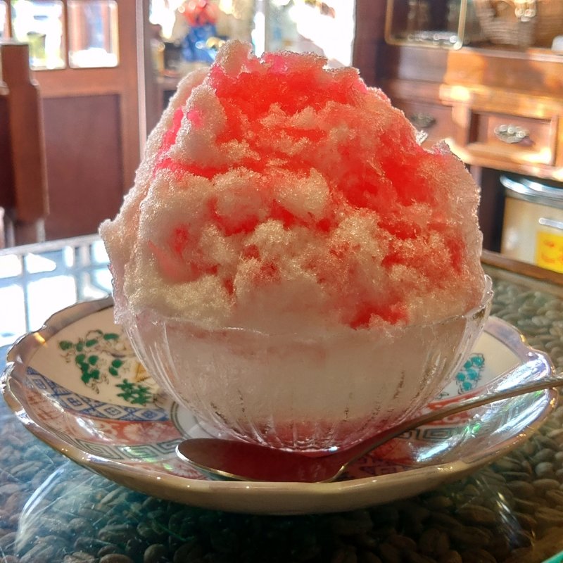 かき氷(こおひいはうす可否館)