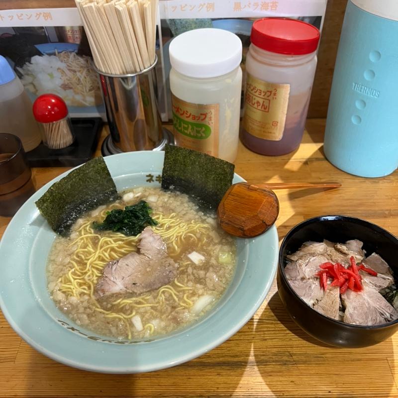 モーニングサービスラーメン(ラーメンショップ椿 上彦川戸店)