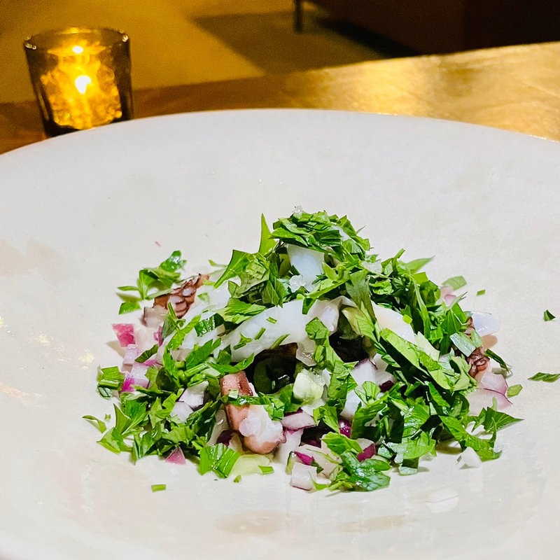 ディナーコース　瓜とたこ(LOG CAFE＆BAR Atmosphere)