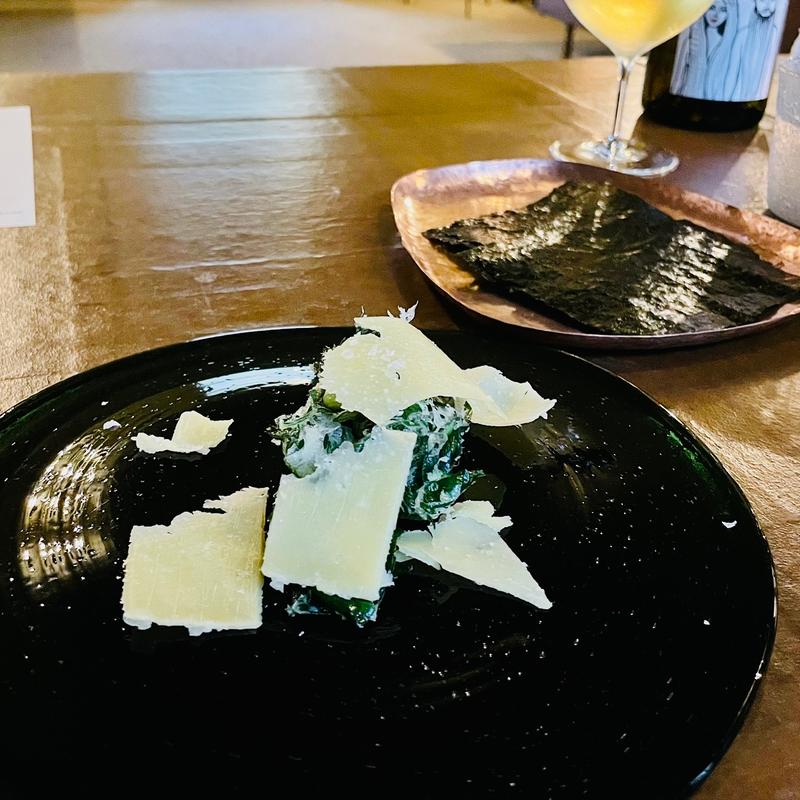 ディナーコース　青いかき揚げ(LOG CAFE＆BAR Atmosphere)